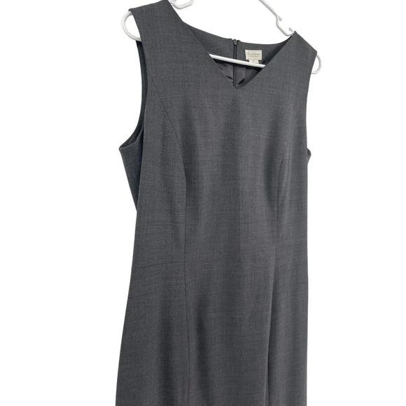 Greta Garbo Collection for Nordstroms Sheath Dress Sleeveless Wool size 10 - Picture 4 of 11
